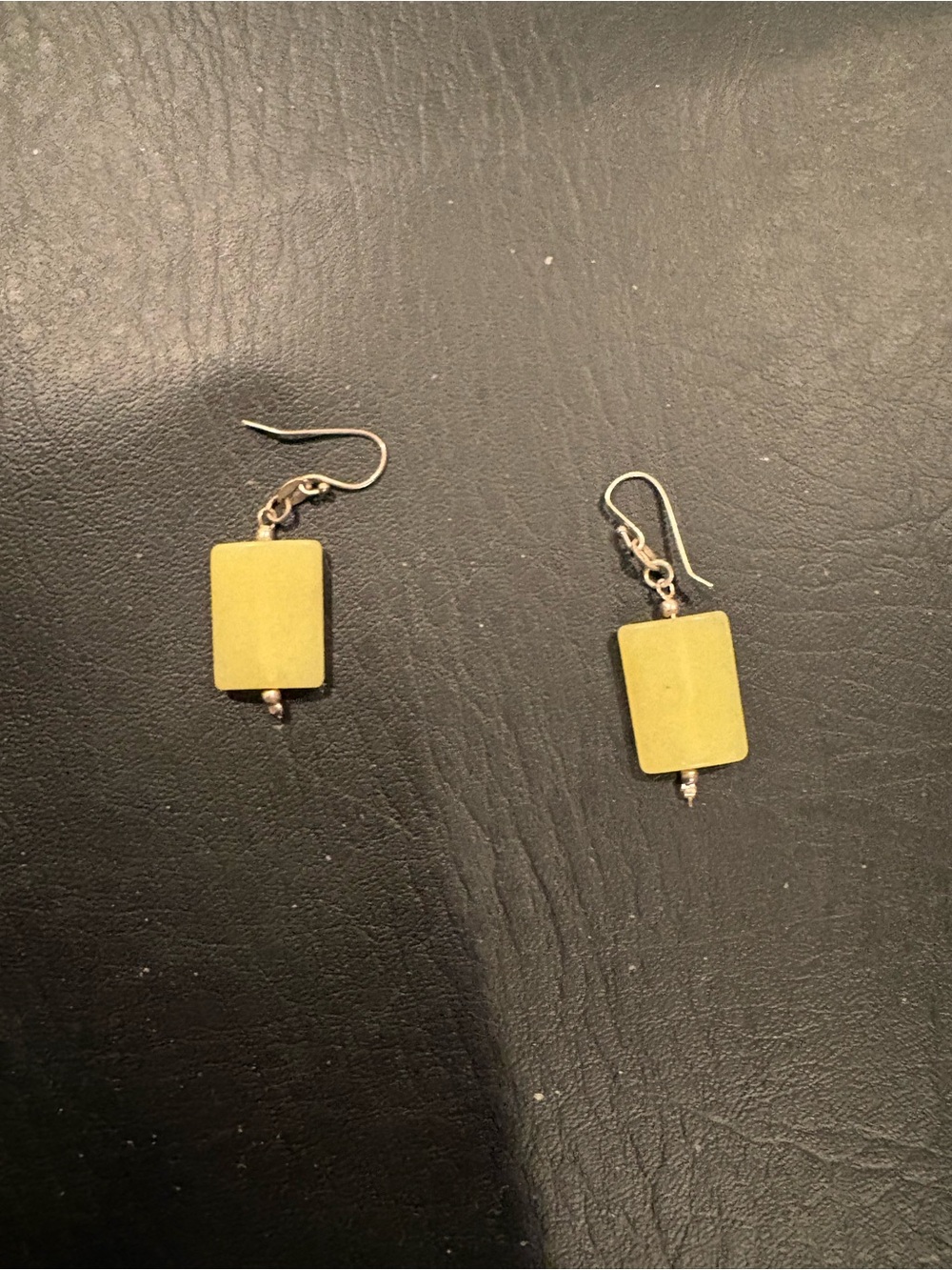 Women’s Yellow Rectangular Drop Earrings